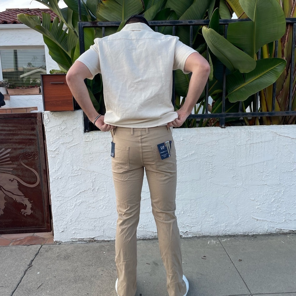 NWT Gap 5 pocket khaki pants 32 x 32 - Picture 5 of 6
